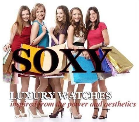 Elegant Ladies SOXY Quartz Wrist Watch in Gold or Silver in a Complimentary Gift Box