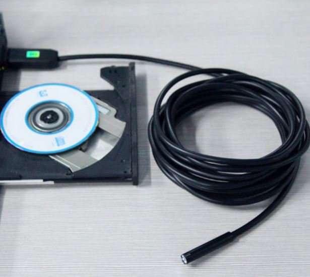 Waterproof USB Inspection HD Endoscope Video Camera With 6 LED's, 7 Meters Long