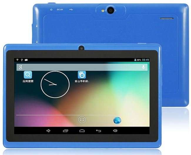 7" Dual Core, Android 4.2., 4 GB, Dual Cameras, Wi-Fi, Bluetooth etc. - Blue