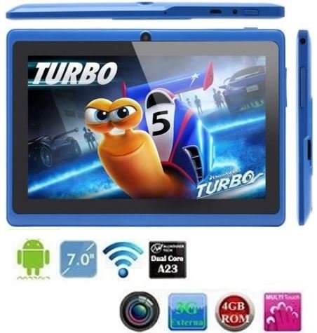 7" Dual Core, Android 4.2., 4 GB, Dual Cameras, Wi-Fi, Bluetooth etc. - Blue
