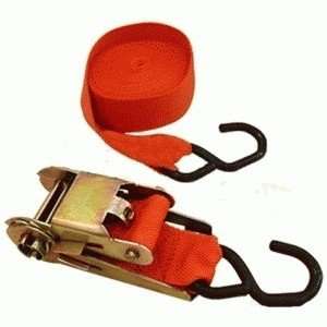 Dual Pack 5M Each Water Resistant Ratchet Tie Down Set With Quick Release pawls & S Shape Hooks