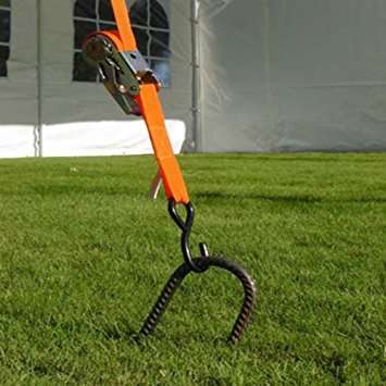 Dual Pack 5M Each Water Resistant Ratchet Tie Down Set With Quick Release pawls & S Shape Hooks