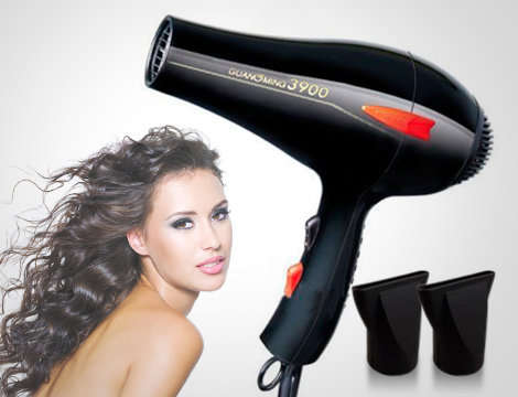 2000W Professional Hair Dryer - Heavy Duty With Extreme Power, 2 Heat Settings & Super Silent Design