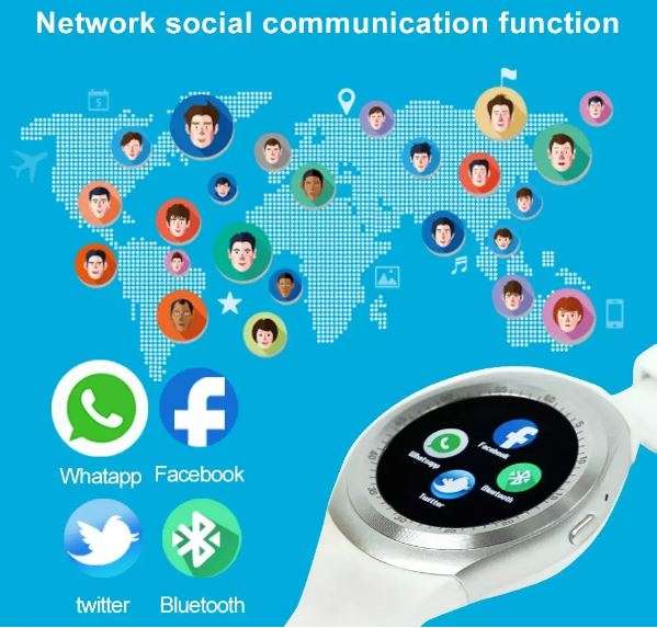 Professional Smart Watch Phone, SIM CARD, Bluetooth, Sleep Monitor, SD Card, Pedometer etc.