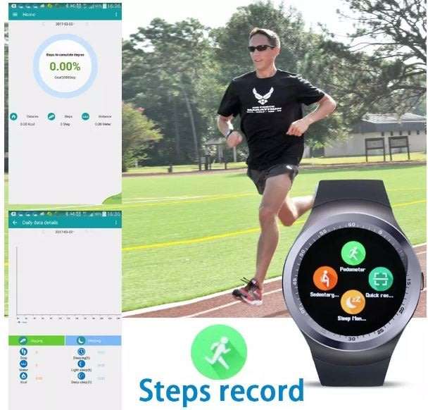 Professional Smart Watch Phone, SIM CARD, Bluetooth, Sleep Monitor, SD Card, Pedometer etc.