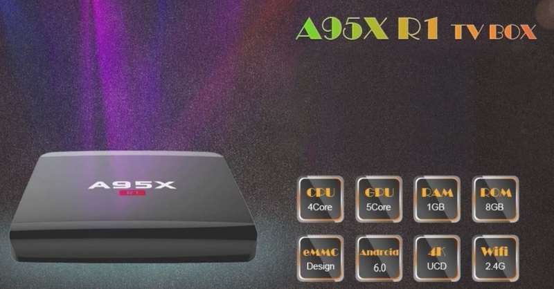 Alfawise A95X R1 Quad Core, Ultra HD 4K, Android 6 TV Box With Remote