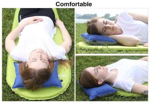 Waterproof, Warm & Lightweight Sleeping Bag PLUS Inflatable Pillow- Travel Light & Sleep Comfortably