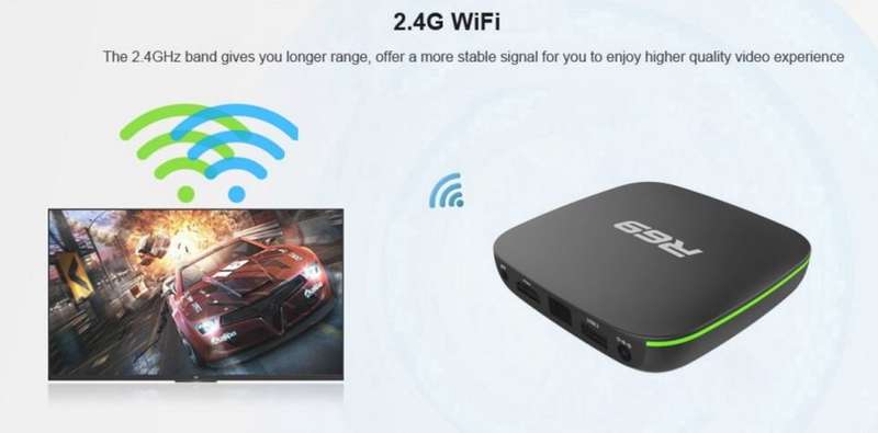 Sunvell R69 Android Quad CoreTV Box & Remote, Ultra HD, 4K - Turns Your TV Into a Smart Media Center