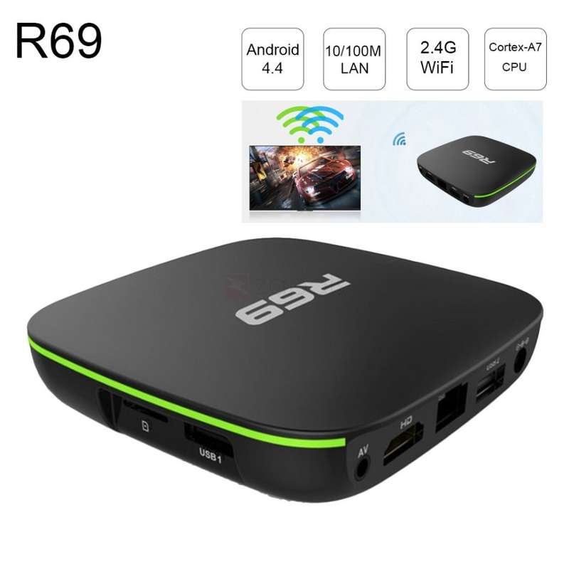 Sunvell R69 Android Quad CoreTV Box & Remote, Ultra HD, 4K - Turns Your TV Into a Smart Media Center