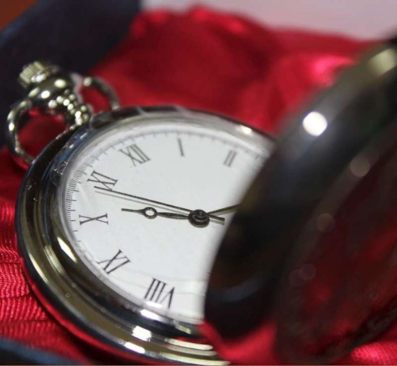 Stunning 1899 One Penny Pocket Watch in a Gift Box