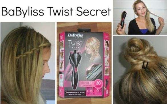 BaByliss Twisted braids Hair Brush - Quickly & Effortlessly Twisted Individual Braids