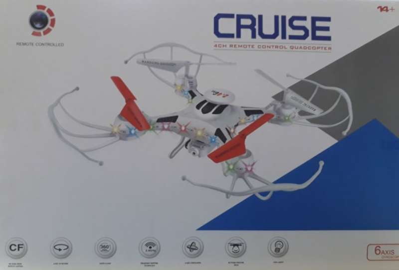 6-Aixs GYRO Remote Control 4CH Quad Copter Drone With LED Lights
