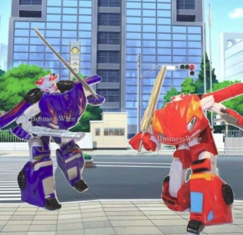Super Change Transformer Robot Quickly Transforms Into a Car With Accessories