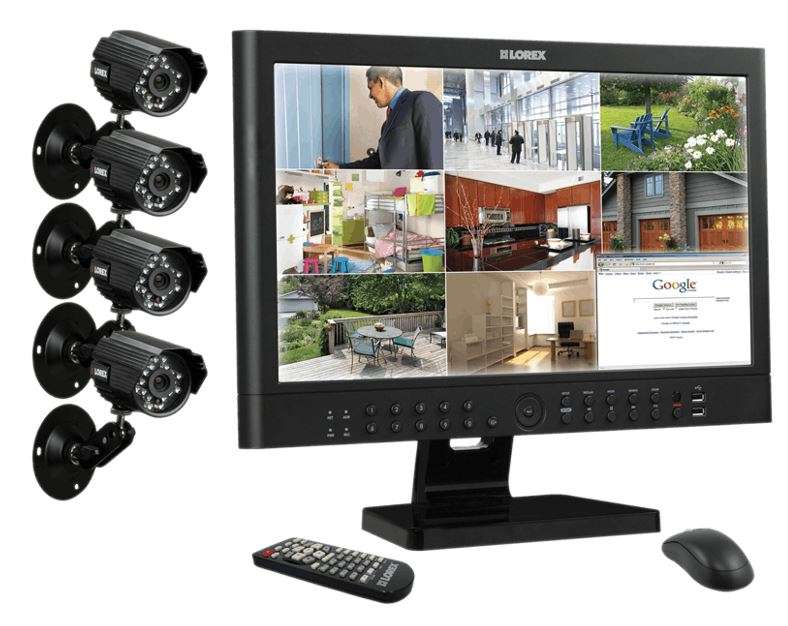 4 Channel CCTV Security Kit With Network Access, Real Time Recording, Day & Night Surveilance....