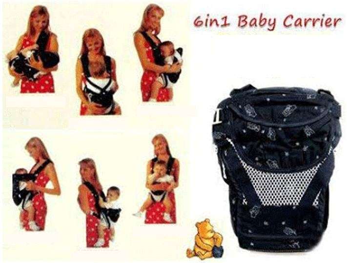 6 in 1 Baby Carrier - Designed for Newborn Babies Up Until 24 Months Old