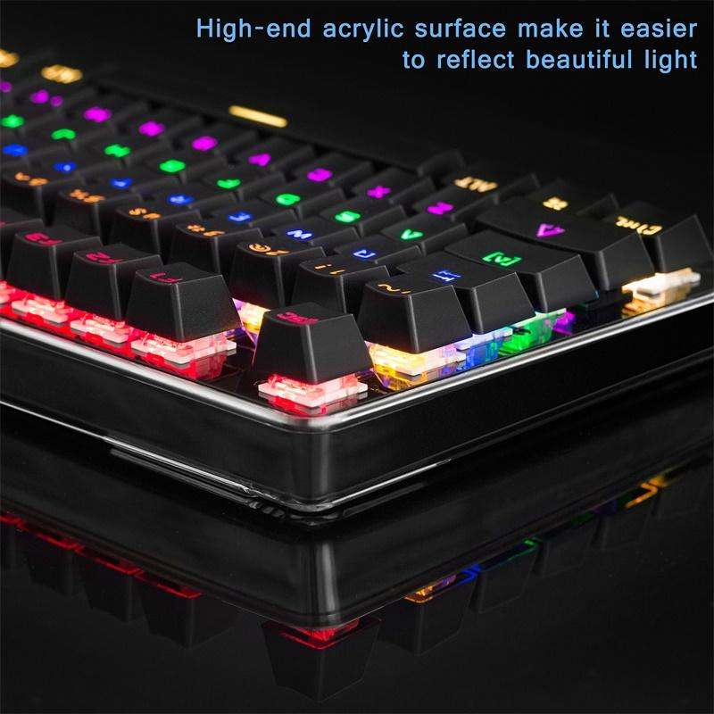 LED Gaming Keyboard 104 Key Back light Design, Wired with USB Interface