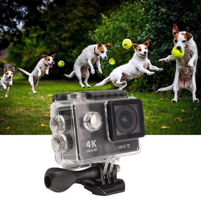 4K ULTRA HD Action Sport DVR & Camera - Waterproof, LCD Screen, Waterproof Casing..