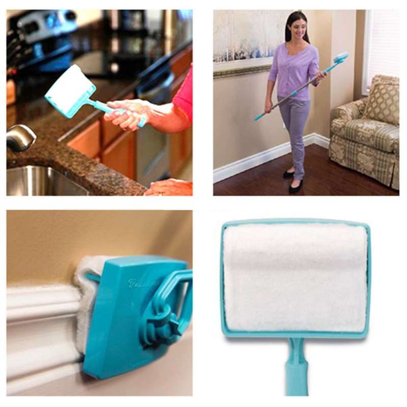 Baseboard Buddy Simply Glide and Dust - Extendable Microfiber Cleaner