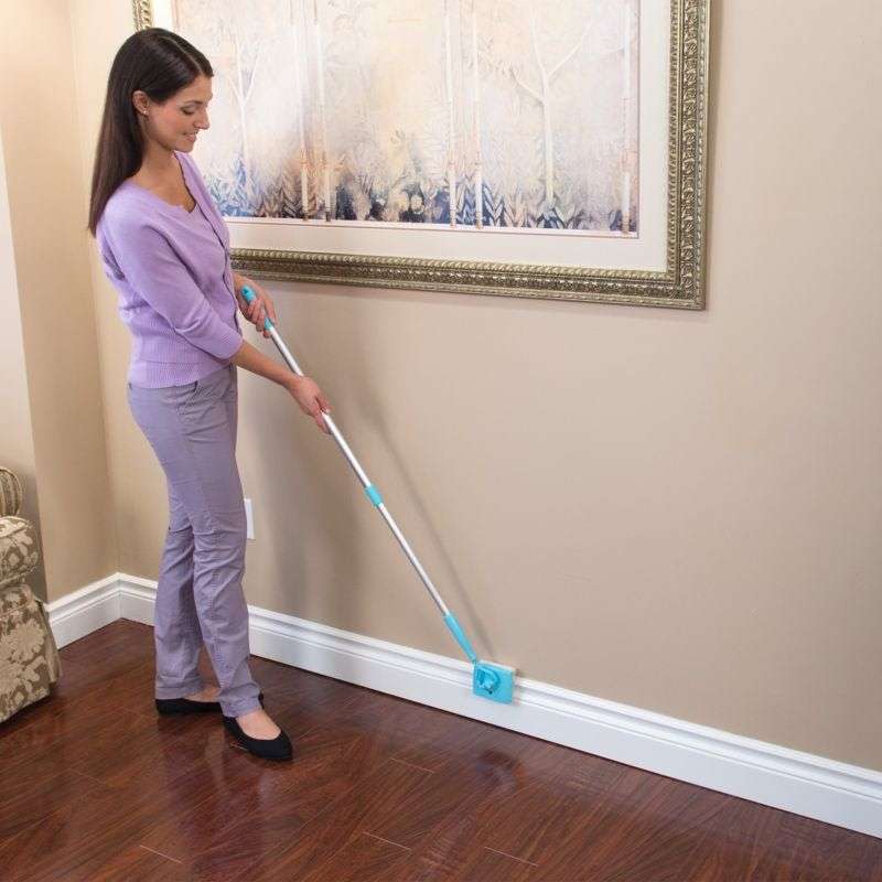 Baseboard Buddy Simply Glide and Dust - Extendable Microfiber Cleaner