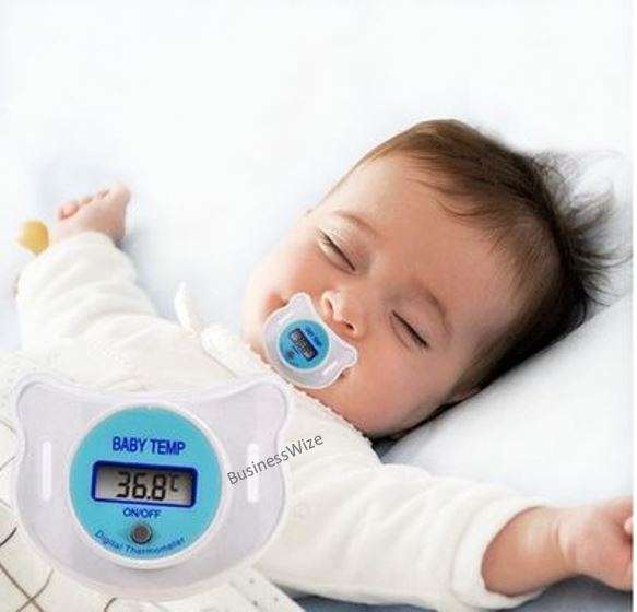 A fantastic new pacifier that take your little ones temperate