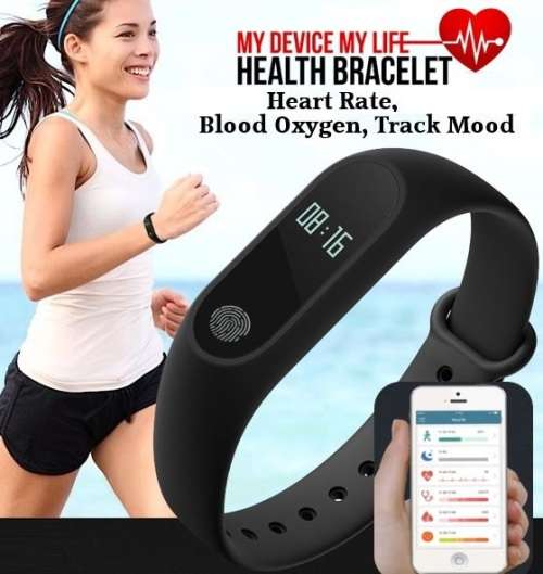 Bluetooth Heart Rate Fitness Smart Watch