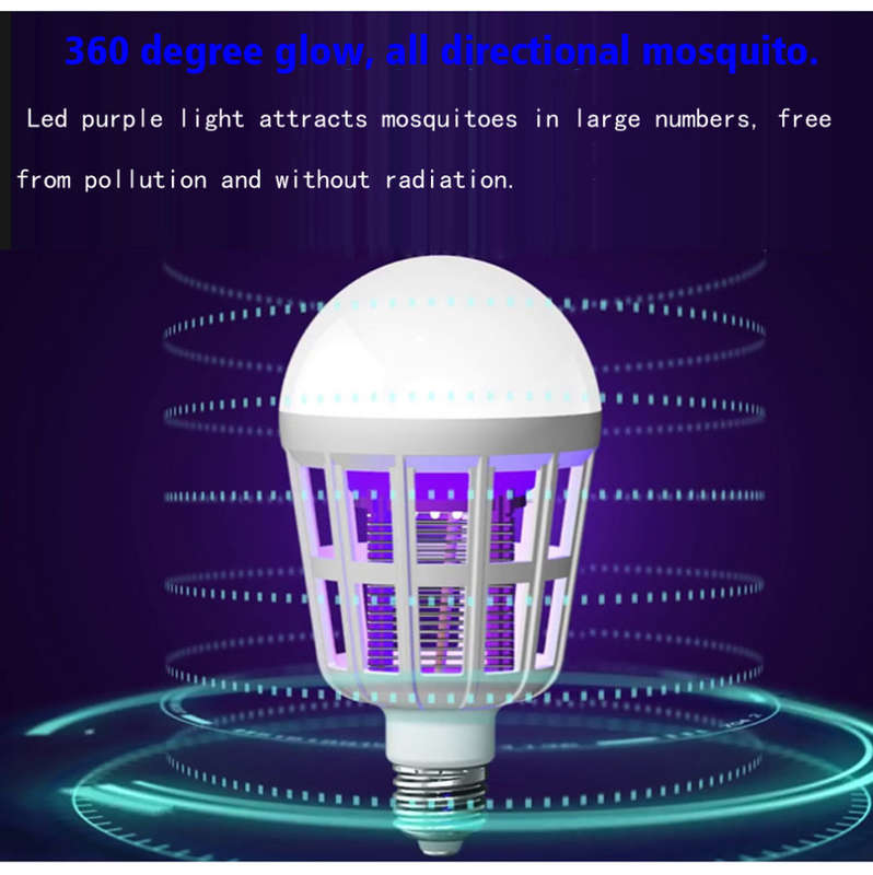 2 in 1 LED Light & Effectively Eliminates Flying Insects, Low Power Consumption & Long Lifespan