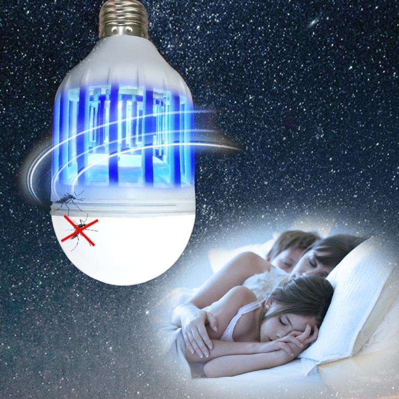 2 in 1 LED Light & Effectively Eliminates Flying Insects, Low Power Consumption & Long Lifespan