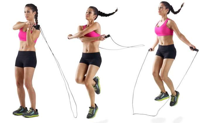 Adjustable Skipping Rope with Counter - Excellent for fitness exercises