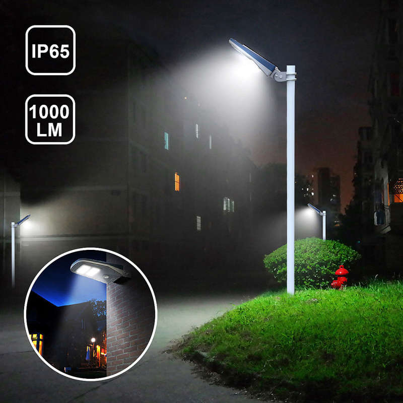20W 42 LED SOLAR Street Light, PIR, Motion Sensor, Waterproof with 3 modes