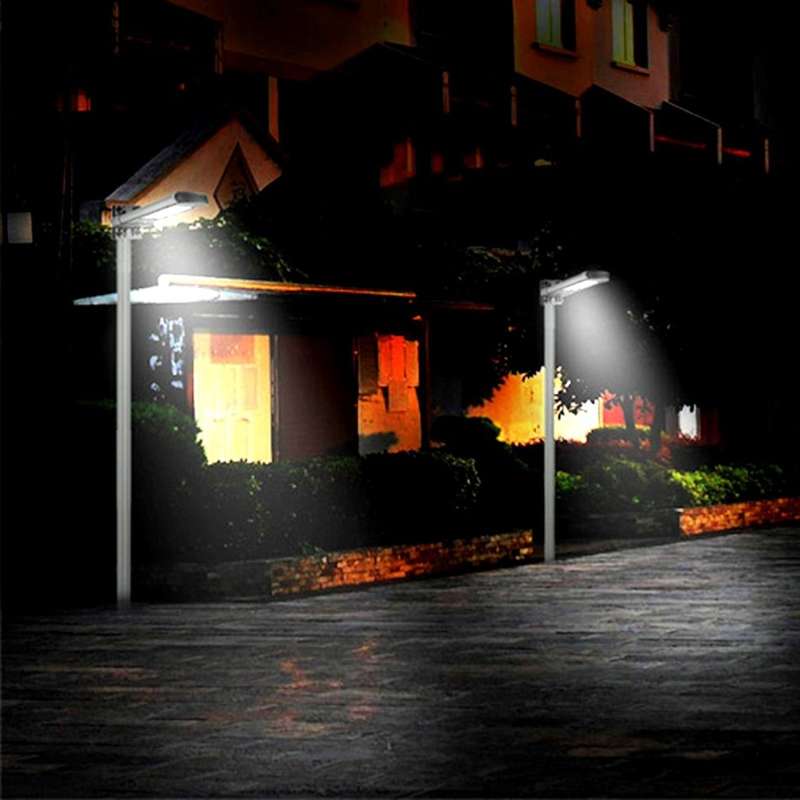20W 42 LED SOLAR Street Light, PIR, Motion Sensor, Waterproof with 3 modes