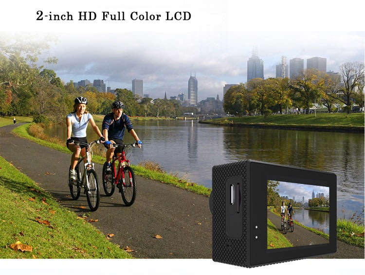 HD Action Sport DVR & Camera - Waterproof, LCD Screen, Side Helmet Mount, Waterproof Casing..