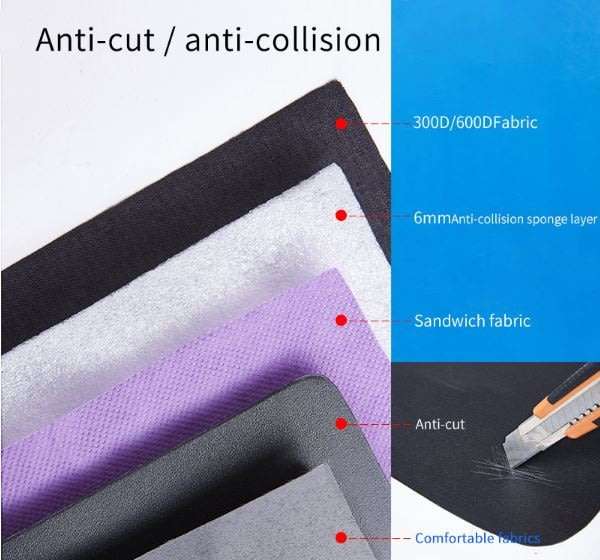 Anti-Theft USB Backpack with Reflective Strips & Multiple Storage Compartments