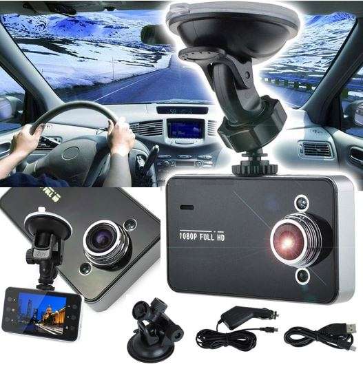 2.4" HD 1080P Car Camera & Video Recorder, G-Sensor, Night Vision, Loop Recording, Motion etc.