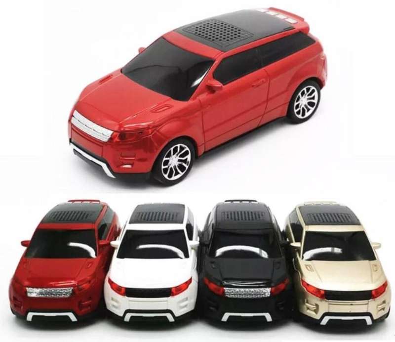 Land Rover Car Shape Bluetooth Speaker & FM Radio With Car Sound & Lights