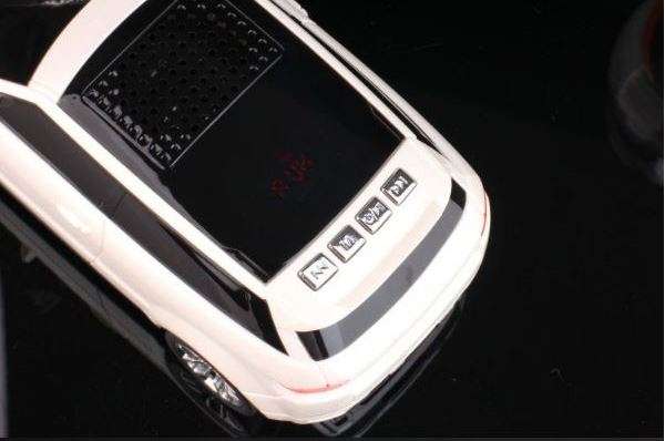 Land Rover Car Shape Bluetooth Speaker & FM Radio With Car Sound & Lights