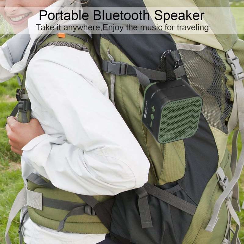 Wireless Bluetooth Speaker with AUX-in, USB, SD, built-in microphone for hand-free calls
