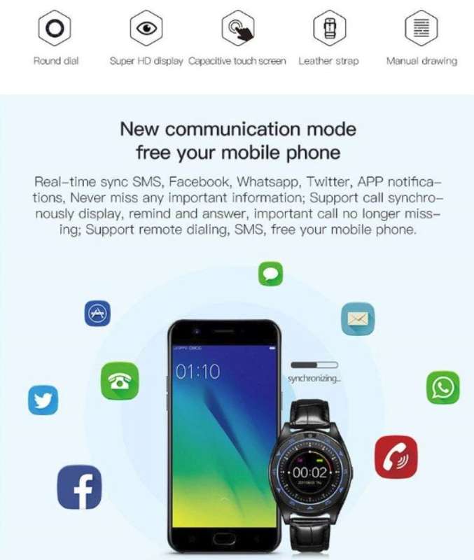 NEW!!! Bluetooth Smart Watch Phone - Monitor Heart Rate, Blood Pressure, Blood Oxygen, Calories