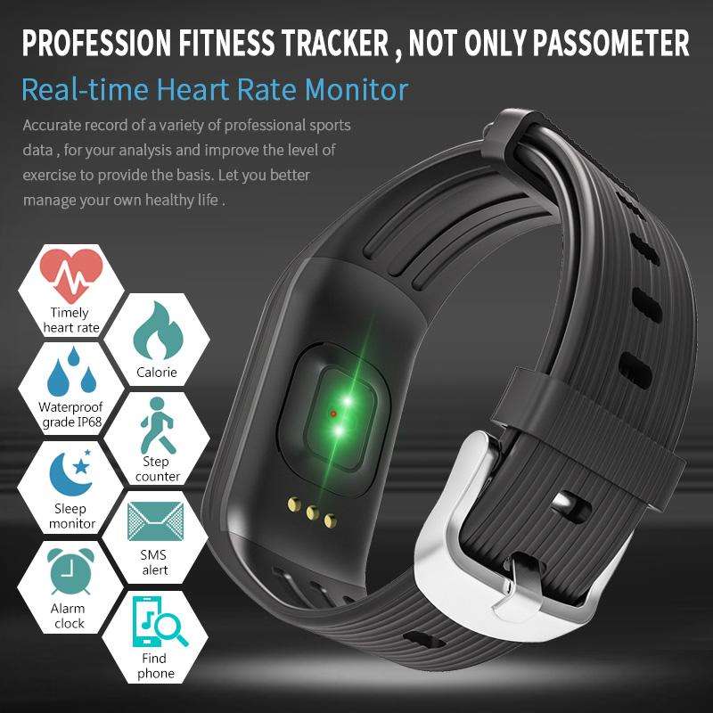 Professional Fitness Smart Watch with Heart Rate Monitor, Exercise Mode, Sleep Monitor etc.