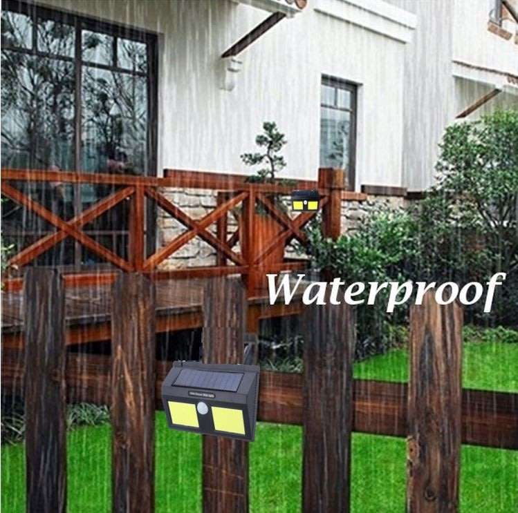 48 LED Solar Power Wall Light, PIR Motion Sensor, Waterproof, Night Sensor & Eco-friendly