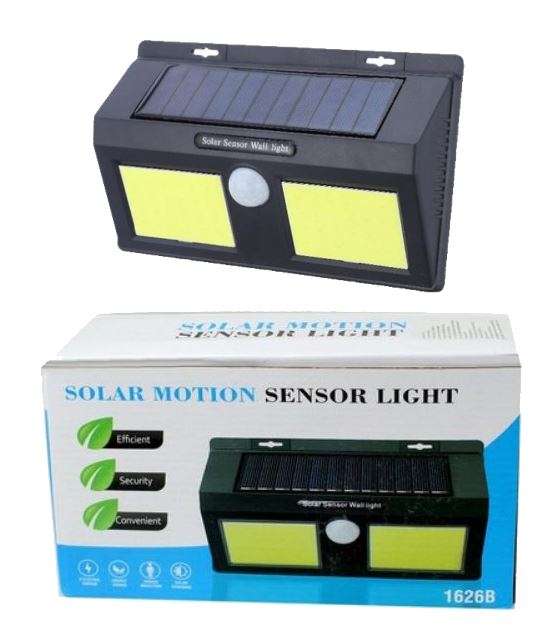 48 LED Solar Power Wall Light, PIR Motion Sensor, Waterproof, Night Sensor & Eco-friendly