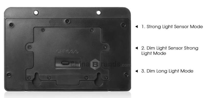 48 LED Solar Power Wall Light, PIR Motion Sensor, Waterproof, Night Sensor & Eco-friendly
