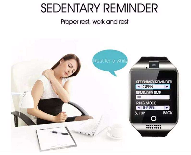 Smart Watch Phone - Supports SIM CARD, Bluetooth, Camera, Sleep Monitor, SD Card, Pedometer etc.