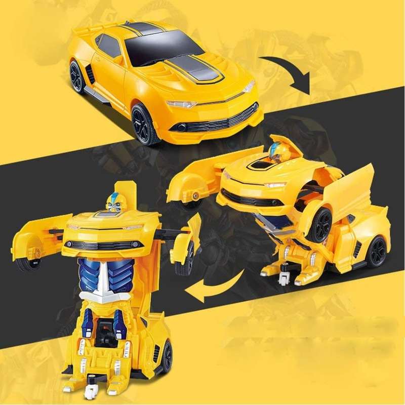 2.4Ghz Gesture Sensing Remote Control TRANSFORMER Robot Car, Xenon Style Lights & Engine Sounds