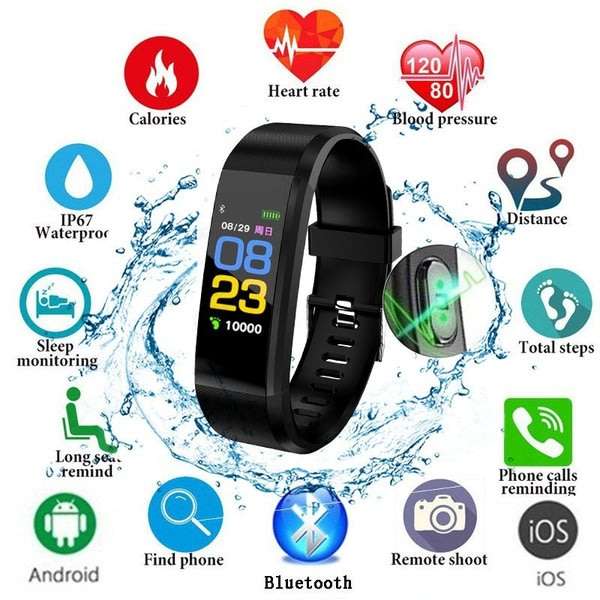 Professional Fitness Smart Watch - Monitor Heart Rate, Blood Pressure, Blood Oxygen, Exercise Mode