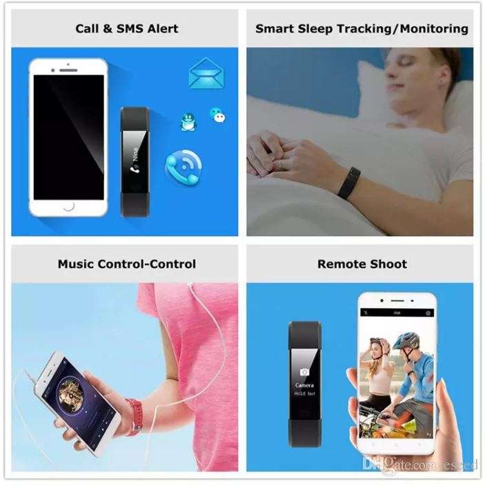 Professional Fitness Smart Watch - Monitor Heart Rate, Blood Pressure, Blood Oxygen, Exercise Mode