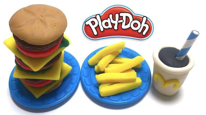 Hamburger Workshop Dough Set - Designed to Develop Creativity, Imagination & Hands-on Skills