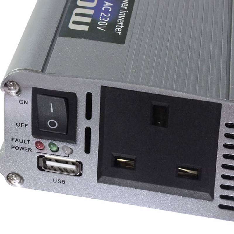 1500W Power Inverter - Convert DC 12V to AC 220V (1500W Continuous Power & 3000W Surge Power)