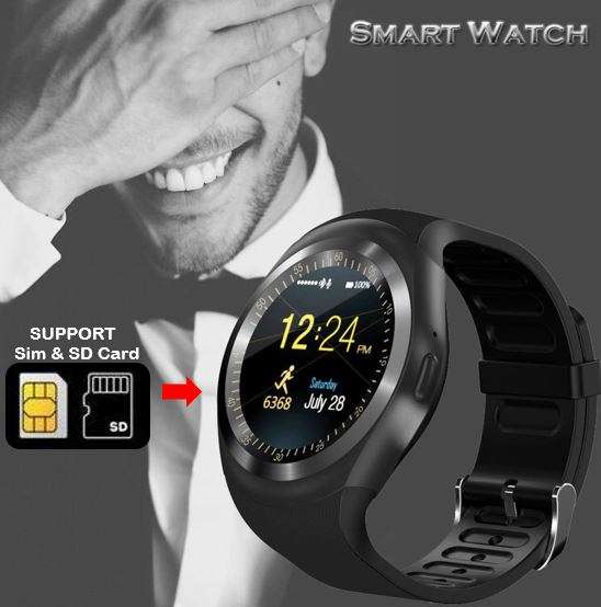 Professional Smart Watch Phone, Bluetooth, Sleep Monitor, Pedometer, Support SIM & SD Card etc.
