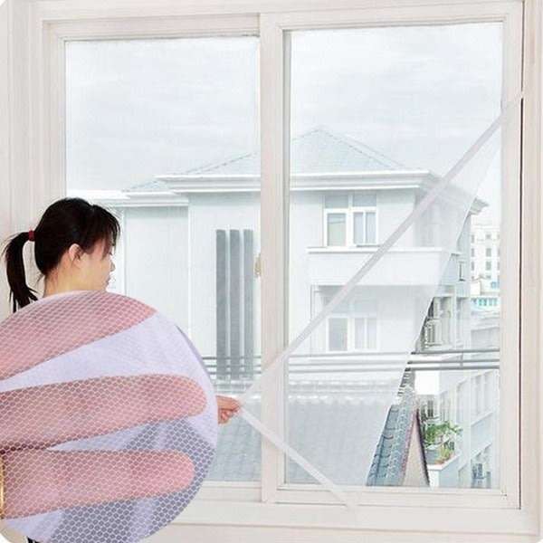 DIY Magnetic Mosquito & Insect Screening Net Kit 150 x 180 cm, Easy to Install and to Remove
