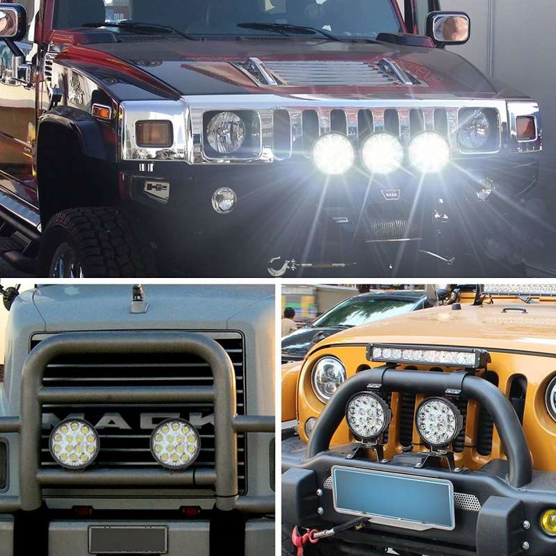 42 Watt Waterproof Pure White 6000K LED Work Flood Spot Light